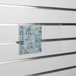 150mm x 170mm flat acrylic slatwall hanger