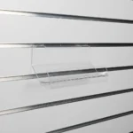Slatwall Acrylic magazine/book holder 294 L x 80 D x 120mm High
