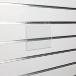 Slatwall acrylic A4 sign display, Landscape