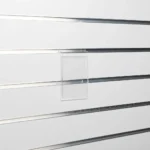 Slatwall acrylic A6 sign display, Portrait