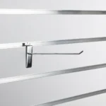 200mm Standard Chrome Slatwall Hook