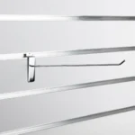 300mm Standard Chrome Slatwall Hook