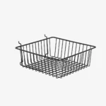 Black Slatwall – Pegboard Basket 300 X 300 X 100mm
