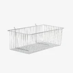 Chrome Slatwall – Pegboard Basket 600 x 300 x 200mm