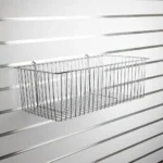 Chrome Slatwall – Pegboard Basket 600 x 300 x 200mm