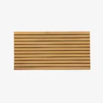 Beach Matte Landscape Horizontal Slatwall with Black Aluminium Inserts