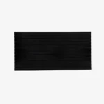 Black Matte Landscape Horizontal Slatwall With Black Aluminium Inserts