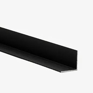 Black L Shape Edging Trim 1200mm