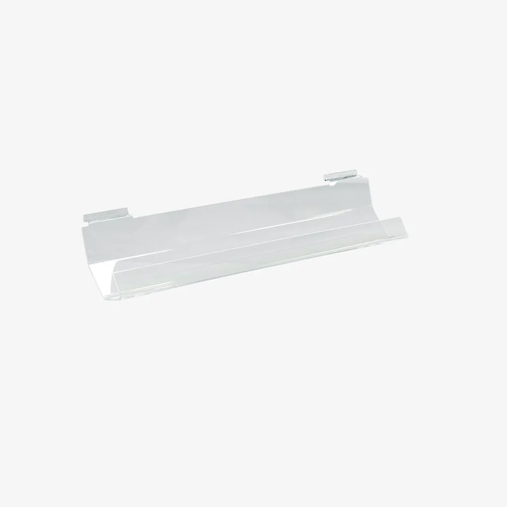 Slatwall Acrylic magazine/book holder 598 L x 80 D x 120mm High