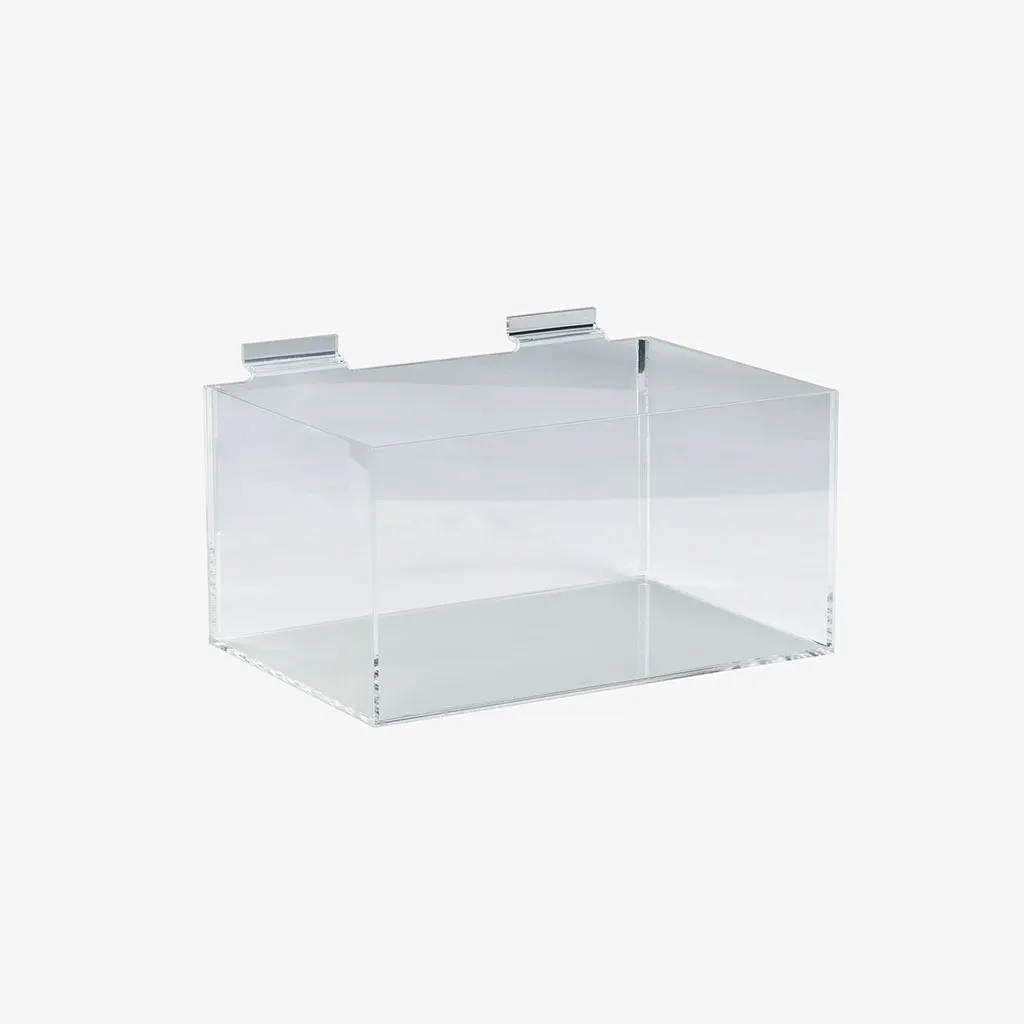 Slatwall Acrylic Box Container