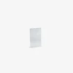 A6 Vertical Acrylic Sign Holder Double Sided Display