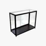 Black Glass Display Retail Counter 1200mm