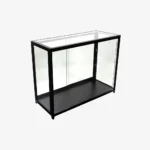 Black Glass Display Retail Counter 1200mm