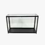 Black Glass Display Retail Counter 1500mm