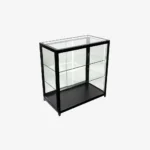 Black Glass Display Retail Counter 900mm