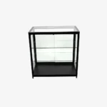 Black Glass Display Retail Counter 900mm