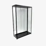 Black Glass Display Showcase Cabinet 1200mm