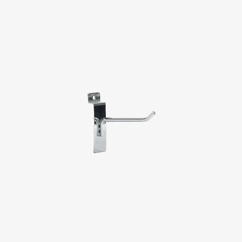 100mm Heavy Duty Chrome Slatwall Hook