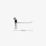 150mm Heavy Duty Chrome Slatwall Hook
