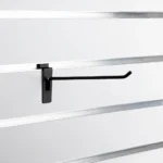 200mm Heavy Duty Black Slatwall Hook