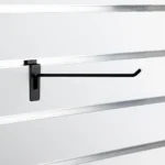300mm Heavy Duty Black Slatwall Hook