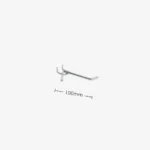 100mm Chrome Pegboard Hook