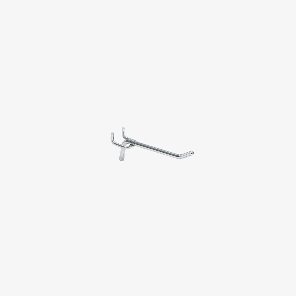 100mm Chrome Pegboard Hook