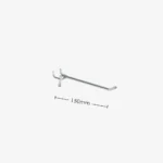 150mm Chrome Pegboard Hook