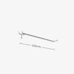 200mm Chrome Pegboard Hook