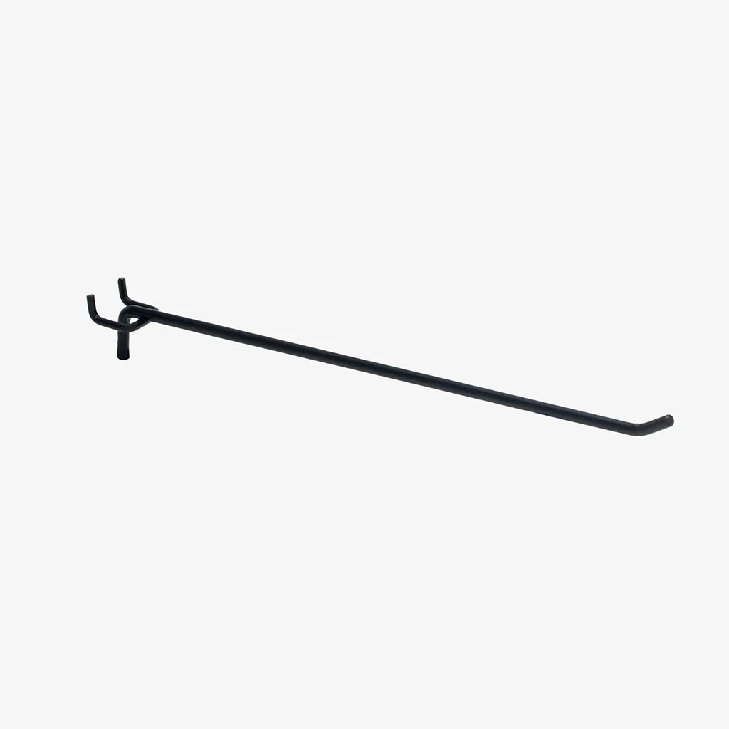 300mm Black Pegboard Hook