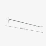 300mm Chrome Pegboard Hook