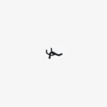 50mm Pegboard Black Hook