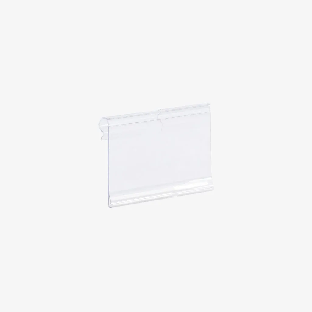 Flipper Scan Ticket Holder for Slatwall/Pegboard Hook 50mm x 25mm