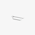 150mm Chrome Pegboard Price Tag Hook