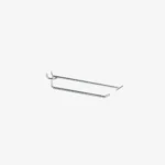 200mm Chrome Pegboard Price Tag Hook