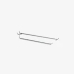 Pegboard Chrome Price Tag Hook 250mm
