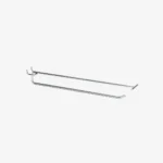 300mm Chrome Pegboard Price Tag Hook