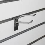 100mm Slatwall Chrome Price Tag Loop Hook