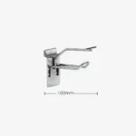 100mm Slatwall Chrome Price Tag Loop Hook