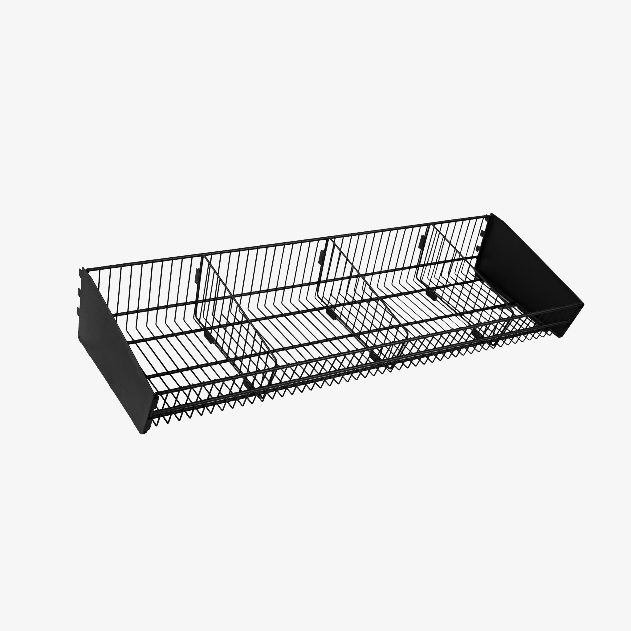 Gondola Shelving Basket Dividers – Black