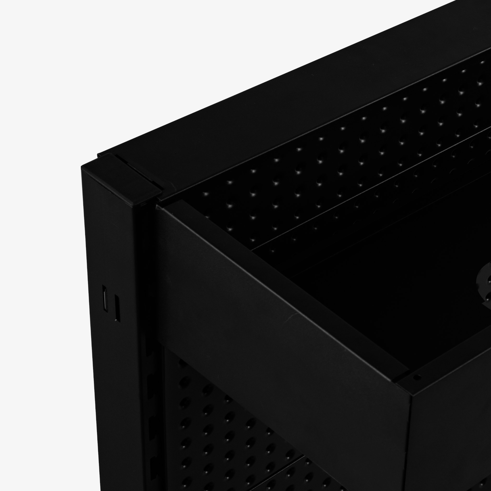 Black Gondola Shelving Top Cover 1200mm