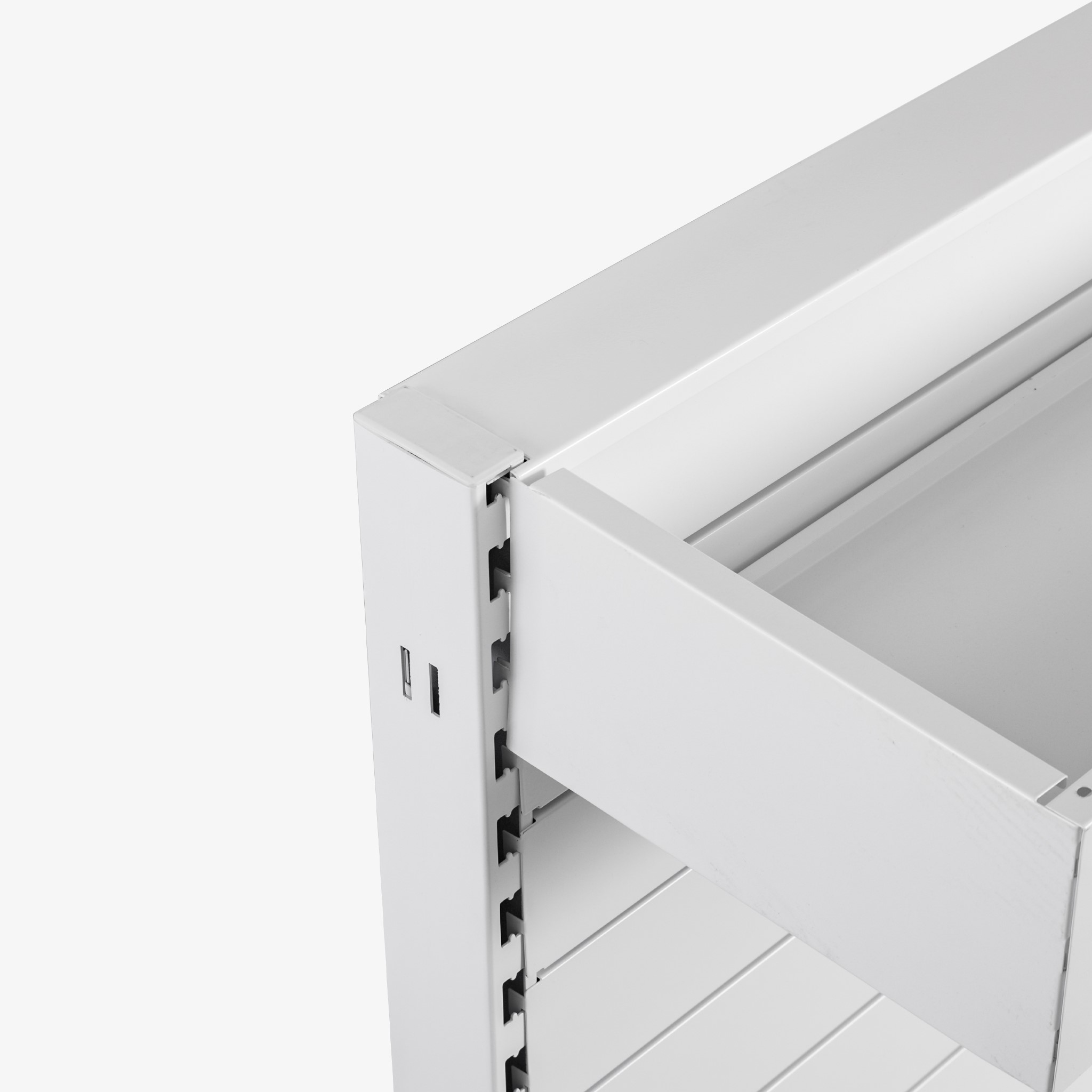 White Gondola Shelving Top Cover 1200mm