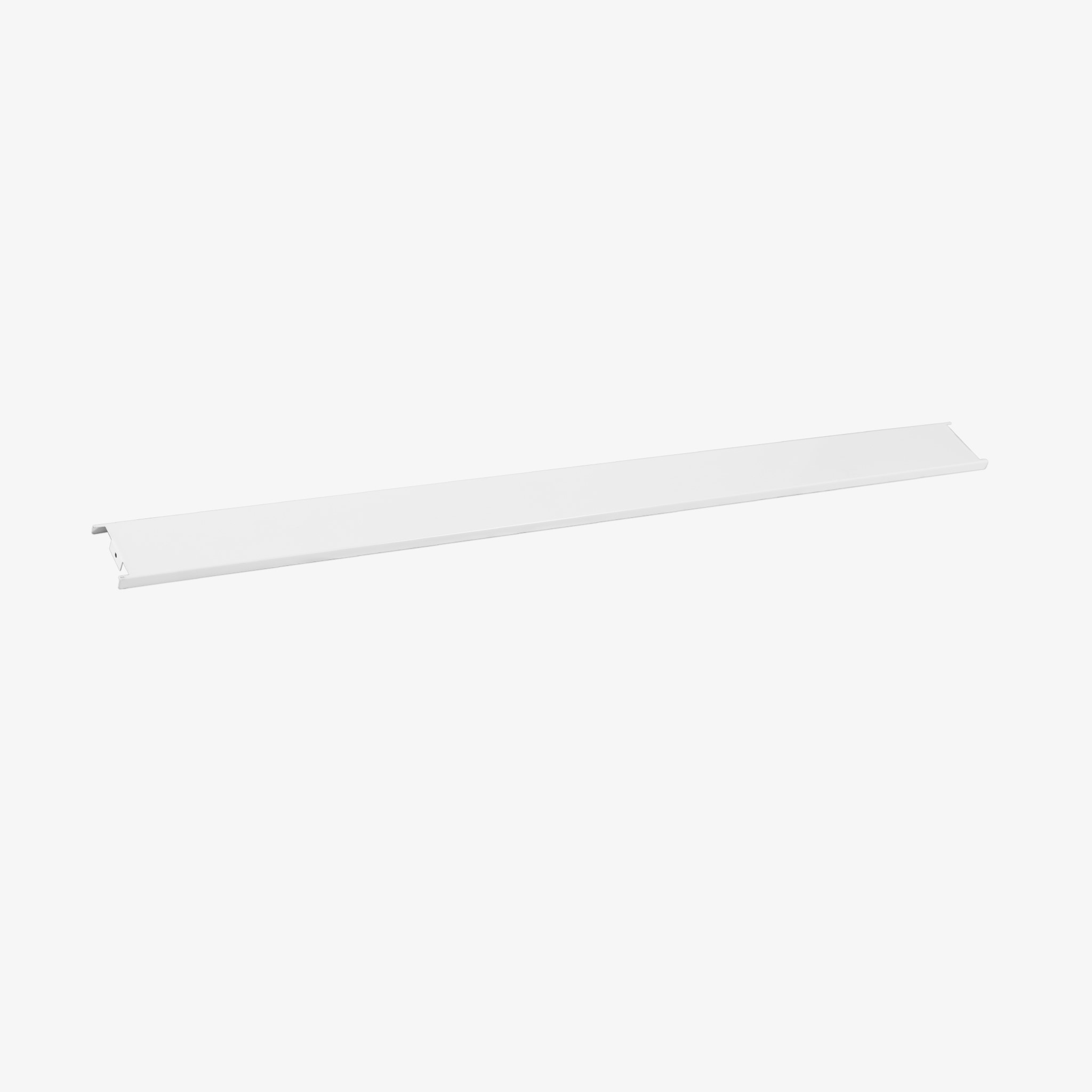 White Gondola Shelving Top Cover 1200mm