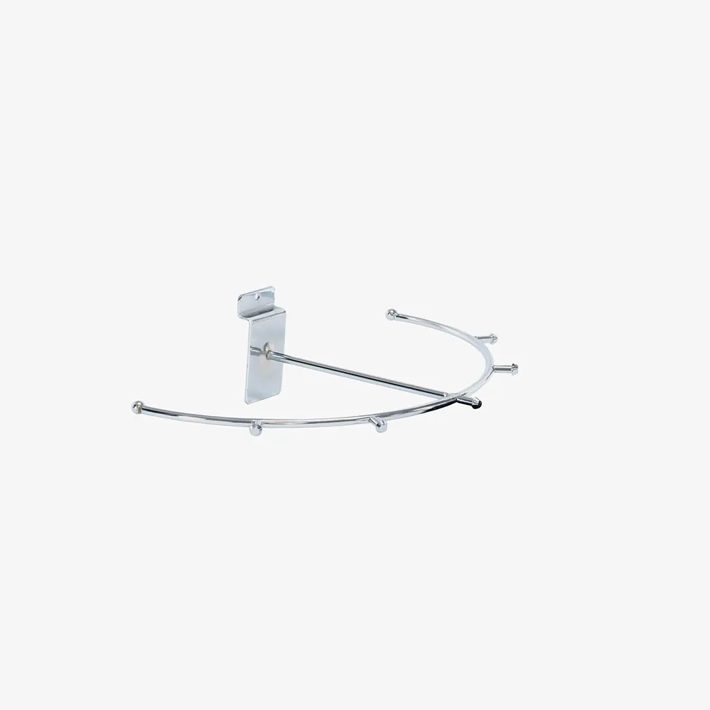 Slatwall Crescent Hook, Space Saver