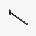 Slatwall Black 6 ball waterfall arm 400mm