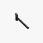 Slatwall Black Angled Bracket 200mm