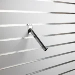 Slatwall Chrome Angled Bracket 200mm