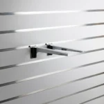 Slatwall Chrome Heavy Duty Bracket Pair 300mm