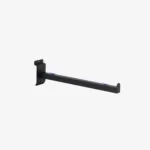 Slatwall Black Straight Display Arm/Bracket Square Profile 300mm