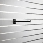 Slatwall Black Straight Display Arm/Bracket Square Profile 300mm